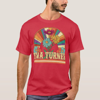Camiseta Tina Flowers Nome Turner Personalizado Gifts Retro