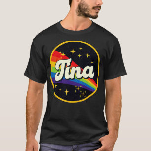 Camiseta Tina Rainbow No Space Vintage Style