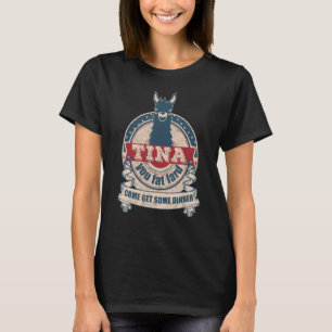 Camiseta Tina, seu gordo bandido... venha me divertir jante