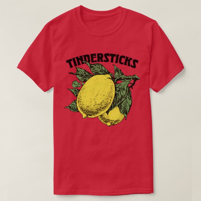 Camiseta Tindersticks Original Retro Fan Art Design 1 (Frente do Design)