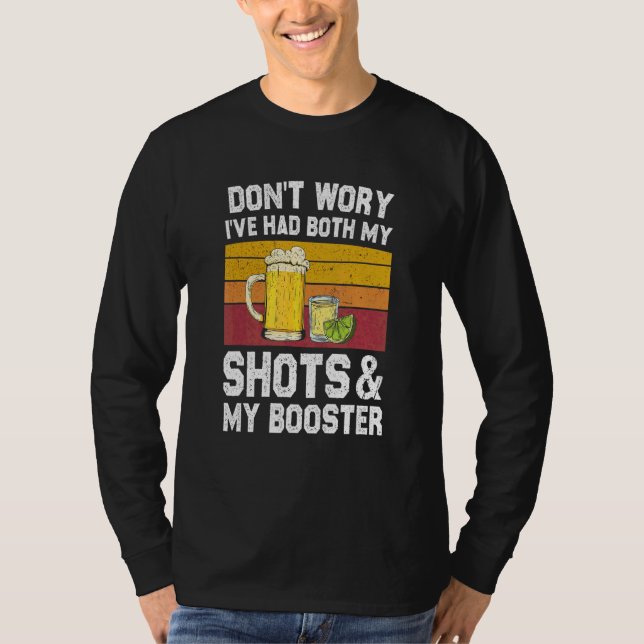 Camiseta Tinha Tomado as Duas Doses e a Dose de Reforço Beb (Frente)