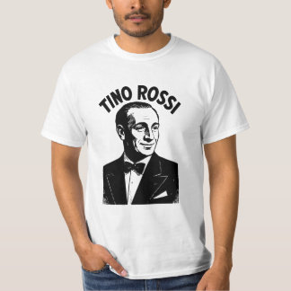 Camiseta Tino Rossi Portrait Vintage – French Singer