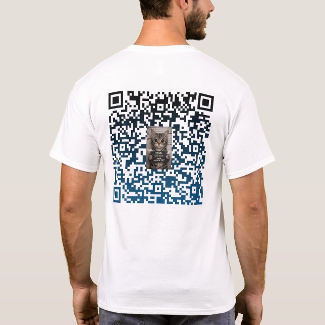 Camiseta Tinsel o Gatinho de Natal (Verso)