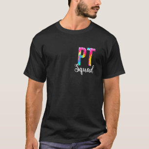 Camiseta Tinta Amarrada Esquadra de Fisioterapia Apreciação