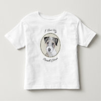 Tinta Áspera do Russell Terrier - Arte Original de