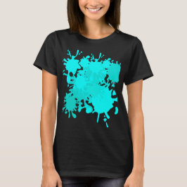 Camiseta Tinta azul esparsa