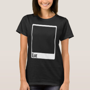 Camiseta Tinta Cor Oliva Swatches Fantasia Família Grupo Ha