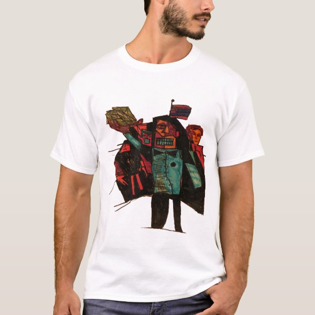 Camiseta tinta criptográfica (Frente)