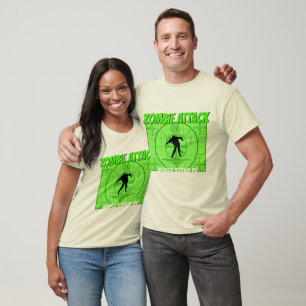 Camiseta Tinta de ataque zombie