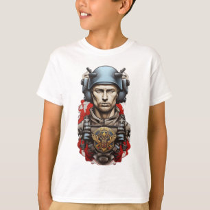 Camiseta Tinta do Guerreiro: Tributo Militar Ucraniano T-Sh