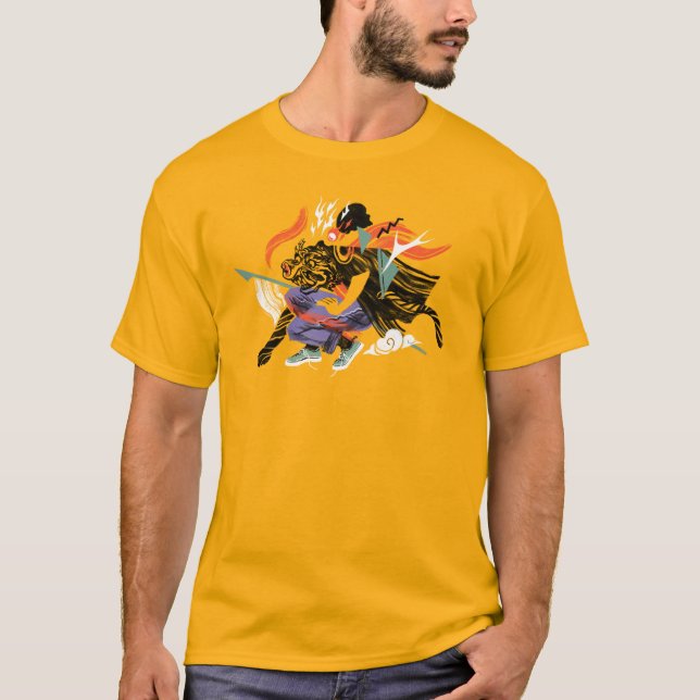 Camiseta Tinta do tigre (Frente)