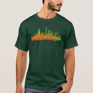 Camiseta Tinta Dye Los Angeles retrô