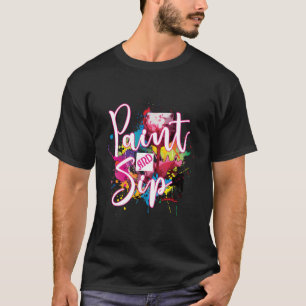 Camiseta Tinta E Sip Py Noite Novidade Canvas De Vinho