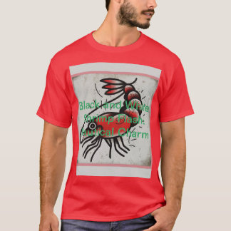 Camiseta Tinta Náutica: Flash de Camarão Clássico