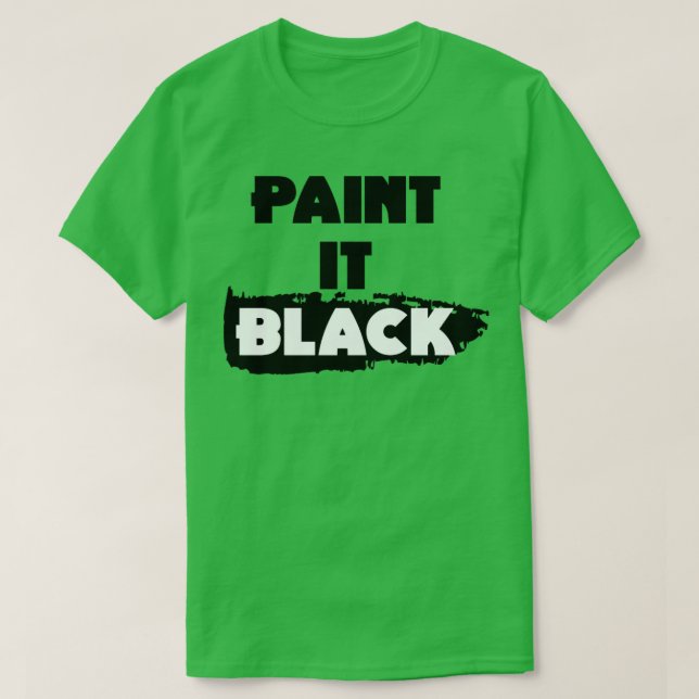 Camiseta Tinta Preto (Frente do Design)