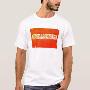 Camiseta Tinta russa de descasque "Tenha um dia de Ouro"