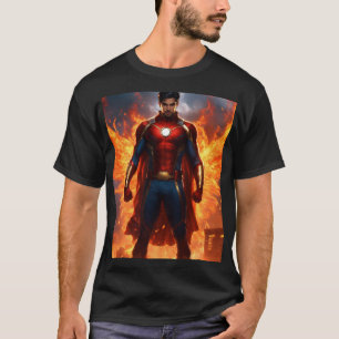 Camiseta Tinta Superman" "Herói tatuado" "Homem de Aço, Inc