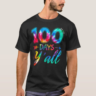 Camiseta Tinta Tie Dye 100 Dias 100º Dia De Aula Professor