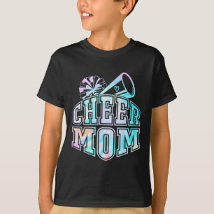 Camiseta Tinta Tie Dye Cheer Cheerleading Para Mãe Cheerlea