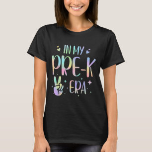 Camiseta Tinta Tie Dye na Minha Era Pré-escolar 