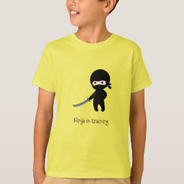 Camiseta Tiny Angry Ninja em treinamento