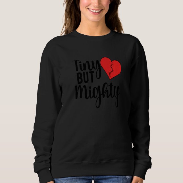 Camiseta Tiny But Mighty CHD Warrior Congenital Heart Disea (Frente)