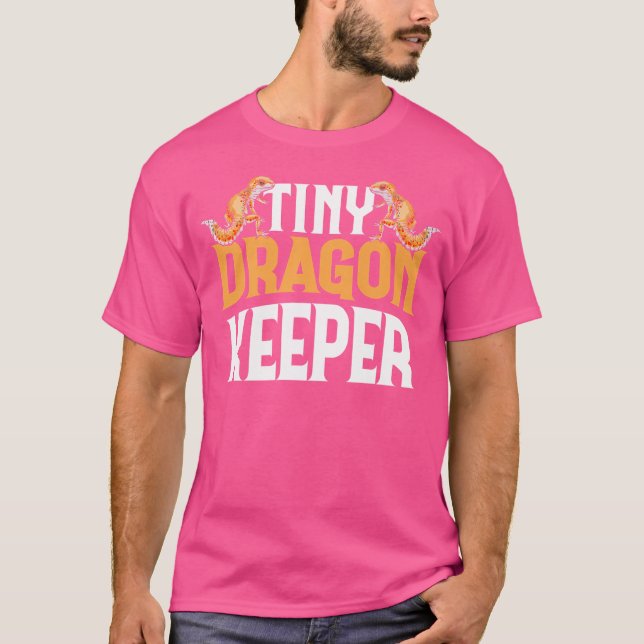Camiseta Tiny Dragon Keeper Leopard Gecko Lover Lizard Rept (Frente)
