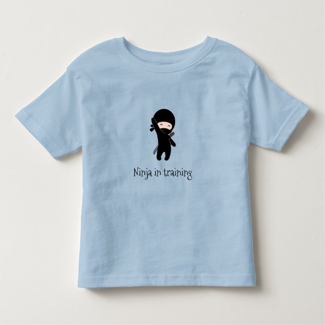 Camiseta Tiny Happy Ninja em treinamento (Frente)