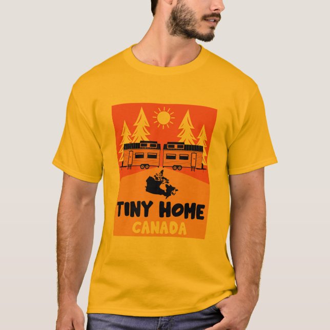 Camiseta Tiny House Home Canadá (Frente)