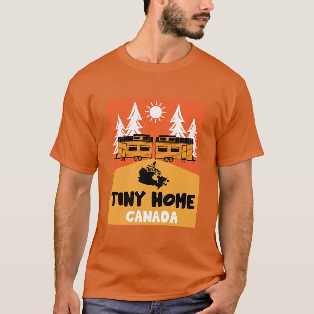 Camiseta Tiny House Home Canadá (Frente)