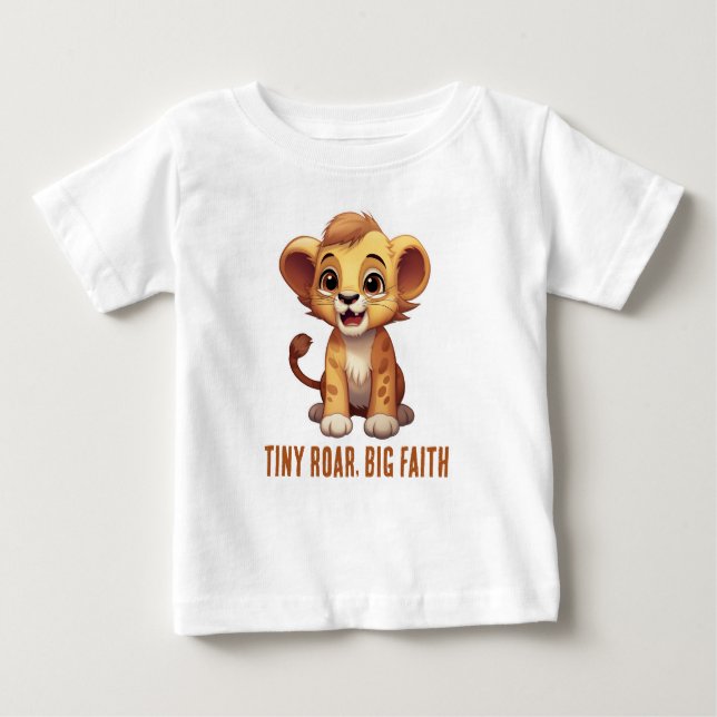Camiseta Tiny Roar, Grande Fé (Frente)