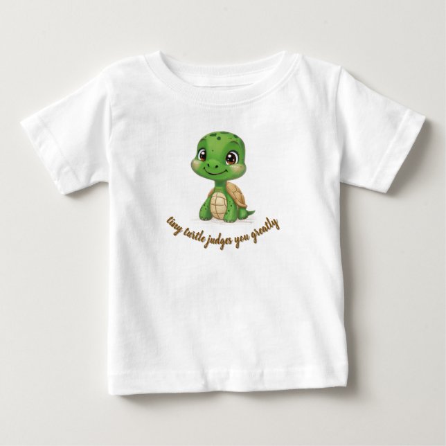 Camiseta Tiny Turtle Juiz Você (Frente)