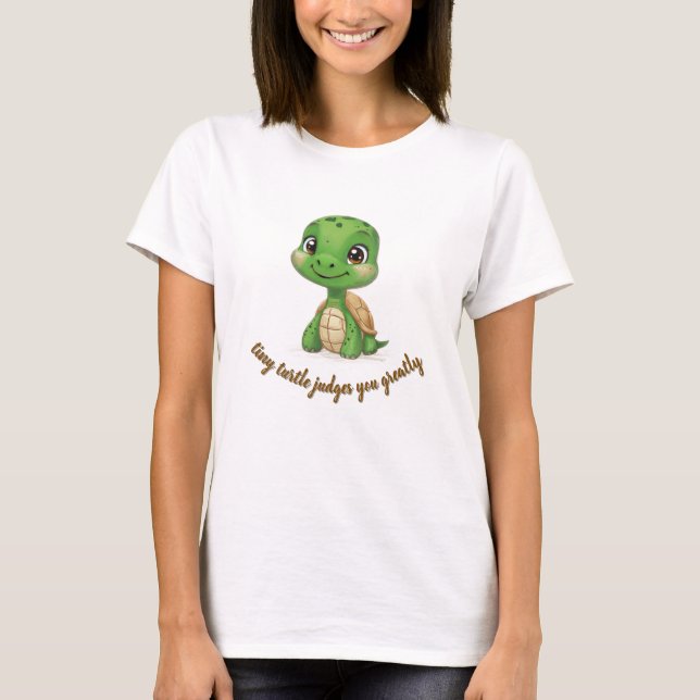 Camiseta Tiny Turtle Juiz Você (Frente)