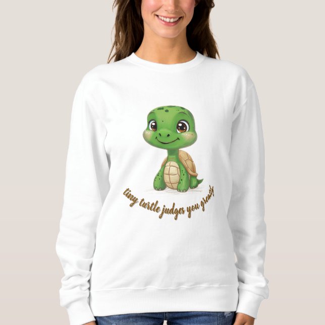 Camiseta Tiny Turtle Juiz Você (Frente)
