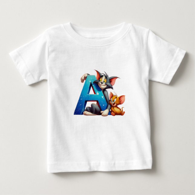 Camiseta TinyToon Pals – Tom & Jerry Fun Baby Meni (Frente)