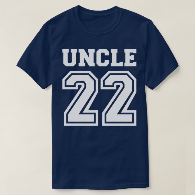 Camiseta Tio 2022 para o anúncio da gravidez (Frente do Design)