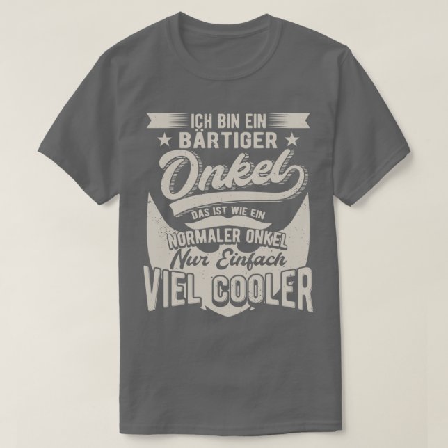 Camiseta Tio barbudo com presente barbudo (Frente do Design)