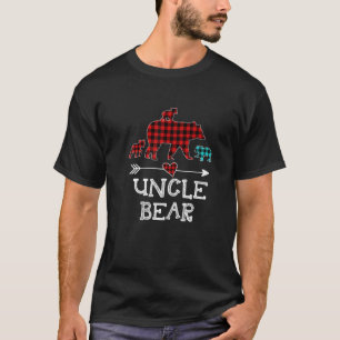 Camiseta Tio Bear Christmas Pajama Red Xadrez Buffalo