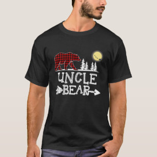 Camiseta Tio Bear Christmas Pajama Red Xadrez Buffalo