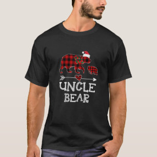 Camiseta Tio Bear Christmas Pajama Red Xadrez Buffalo