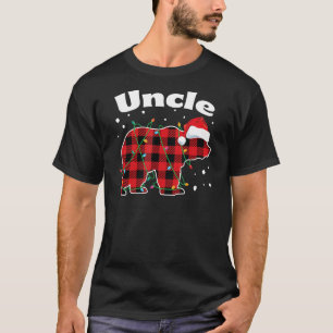 Camiseta Tio Bear Red Xadrez Matando Buffalo Pajama