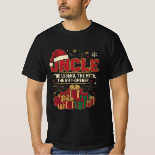 Camiseta Tio Claus – A Lenda, O Mito, O Abridor de Presente
