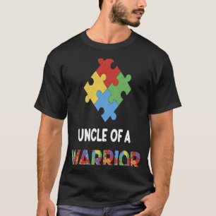 Camiseta Tio Conscientização do Autismo de uma Criança Auti