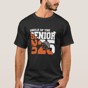 Camiseta Tio da classe de basquete de Varsity 2025 do Mais 
