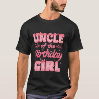 Camiseta Tio Da Família De Arcos De Coquetes De Aniversário