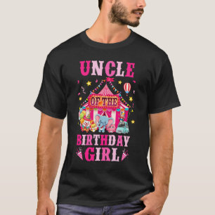 Camiseta Tio Da Família De Carnaval De Rapariga De Aniversá