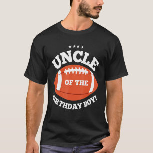 Camiseta Tio da Família de Futebol do Aniversário