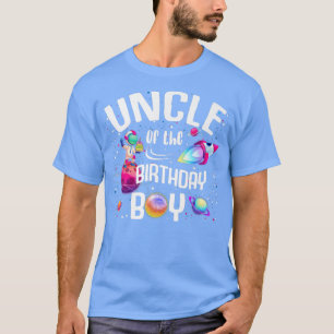 Camiseta Tio Da Família Espacial Astronauta Do Astronauta D