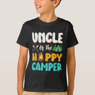 Camiseta Tio Da Família Feliz Camper Aniversário