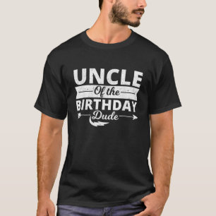 Camiseta Tio da festa do aniversariante B dia garoto orgulh